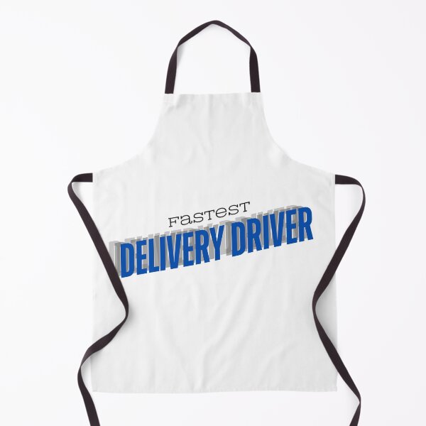 Item preview, Fastest delivery driver of all time - Blue font 2 designed and sold by GraphikKreative.