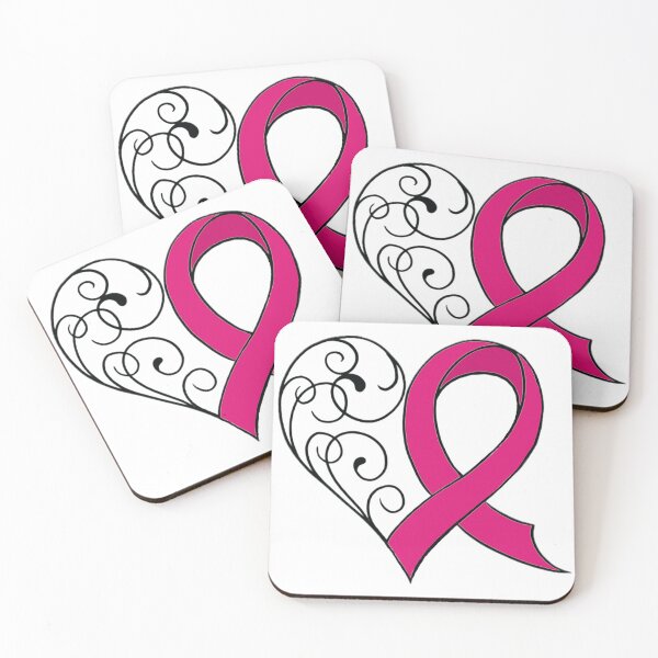 Item preview, Heart Breast Cancer Ribbon designed and sold by MatrixTattoo.