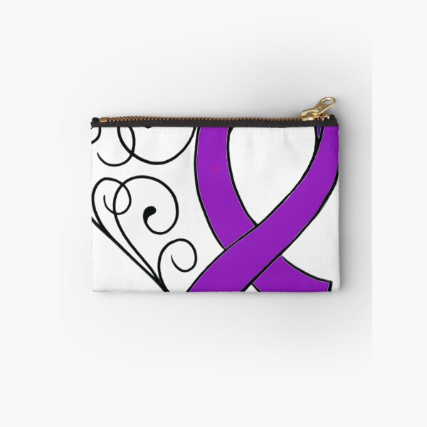 Item preview, Heart shaped Cancer Ribbon designed and sold by MatrixTattoo.