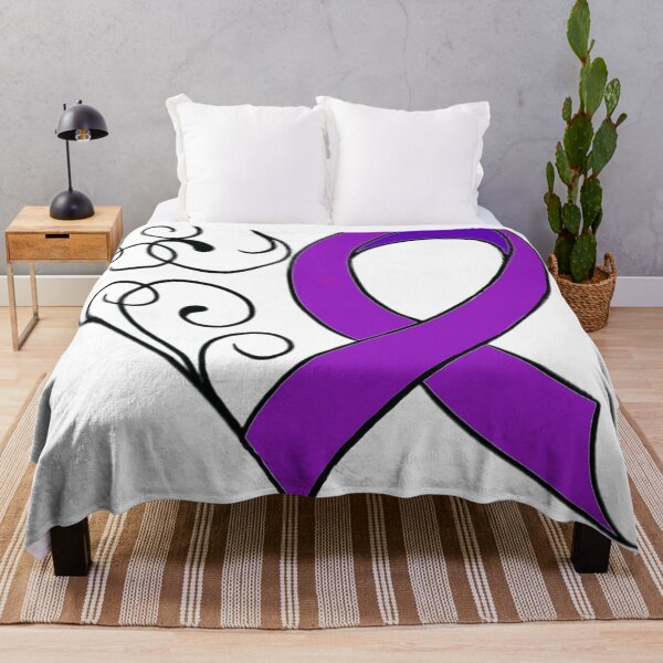 Item preview, Heart shaped Cancer Ribbon designed and sold by MatrixTattoo.