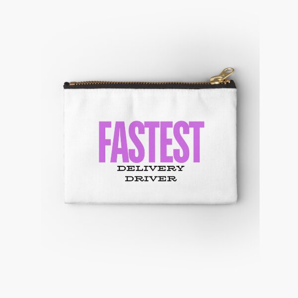 Item preview, Bold Fastest delivery driver of all time - Pink font 3 designed and sold by GraphikKreative.