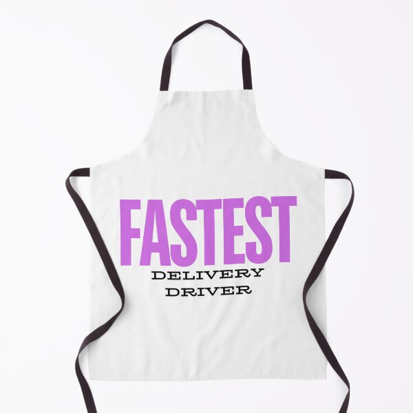 Item preview, Bold Fastest delivery driver of all time - Pink font 3 designed and sold by GraphikKreative.