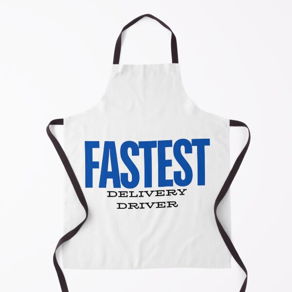 Item preview, Bold Fastest delivery driver of all time - Blue font 3 designed and sold by GraphikKreative.