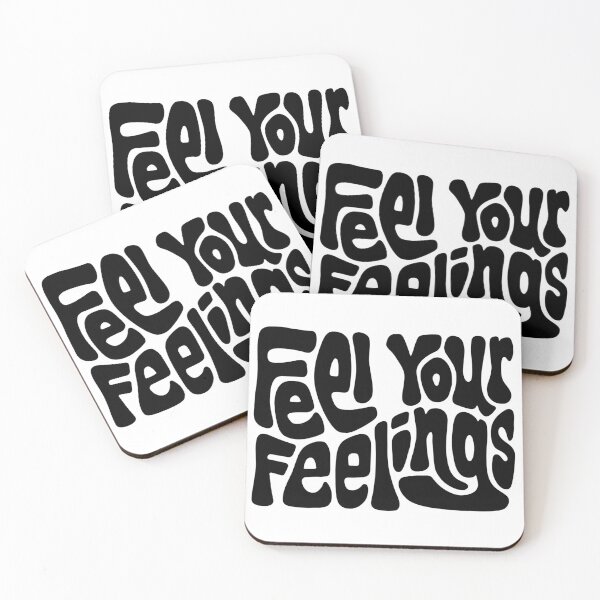 Item preview, Feel Your Feelings Word Art designed and sold by Unhinged Heather.