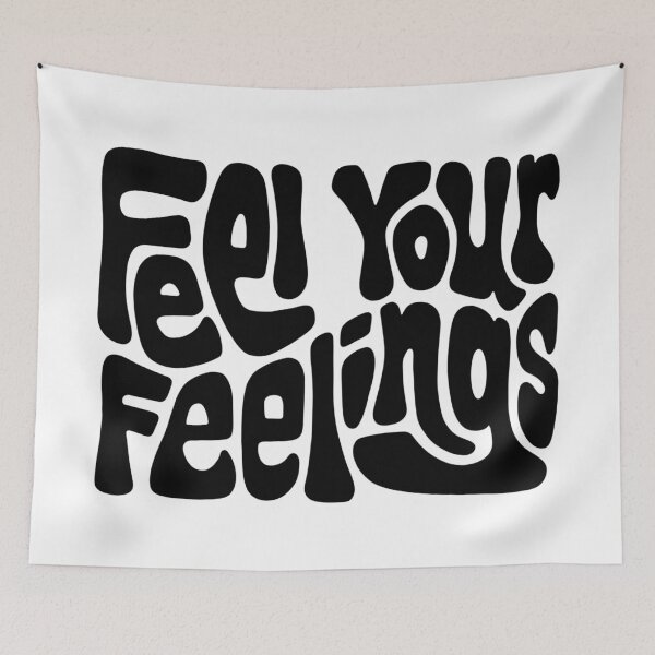 Item preview, Feel Your Feelings Word Art designed and sold by Unhinged Heather.