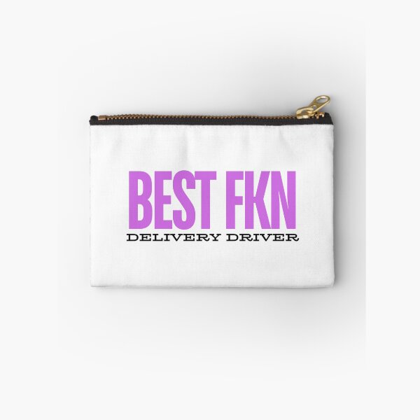 Item preview, Best Fkn delivery driver - Pink font  designed and sold by GraphikKreative.