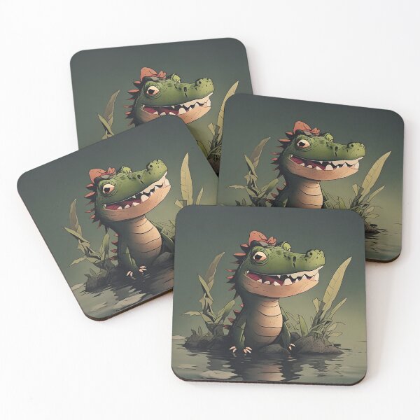 Item preview, Cheeky crocodile designed and sold by HipoArt10401.