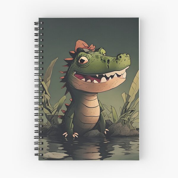 Item preview, Cheeky crocodile designed and sold by HipoArt10401.