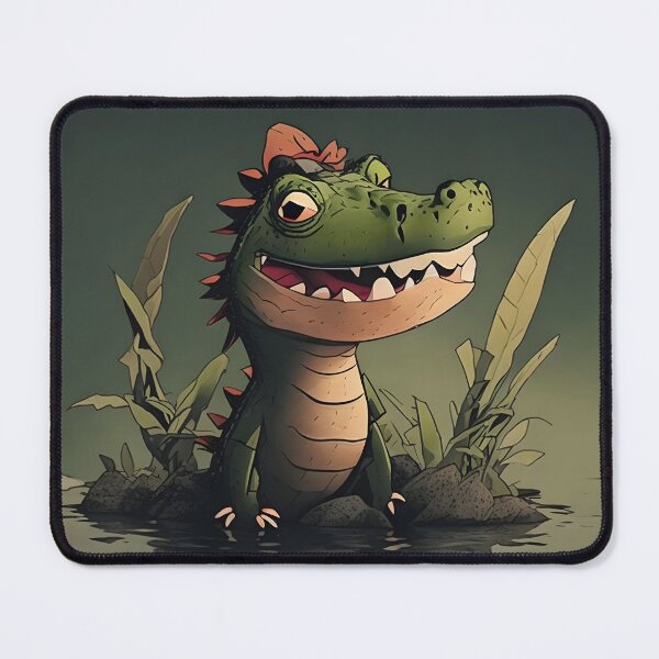 Item preview, Cheeky crocodile designed and sold by HipoArt10401.