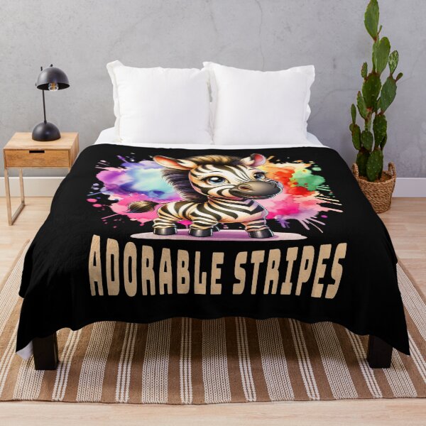 Item preview, Colorful Adorable Stripes Zebra designed and sold by Taans-Creation.