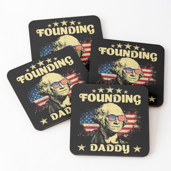 Item preview, Founding Daddy George Washington USA Country America Flag Distressed designed and sold by Idontwannaknow.