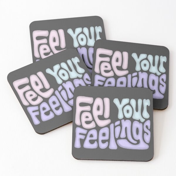 Item preview, Feel Your Feelings Word Art designed and sold by Unhinged Heather.