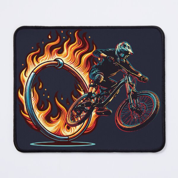 Item preview, Flaming Hoop Bike Tricks designed and sold by Wander X Design.