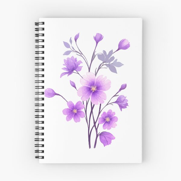 Item preview, Painting Purple Watercolor Cosmos Flowers  designed and sold by ArtCornerStudio.