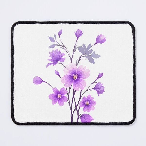 Item preview, Painting Purple Watercolor Cosmos Flowers designed and sold by ArtCornerStudio.