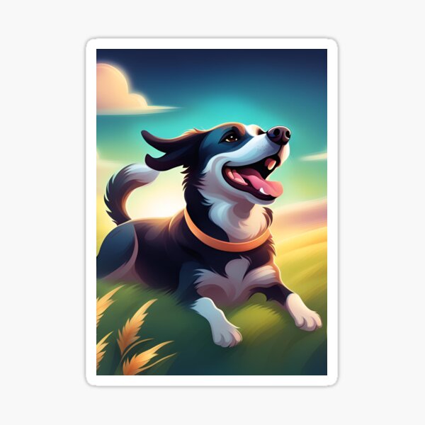 Item preview, "Felicidad canina en el campo"  designed and sold by IdeAtedreams.