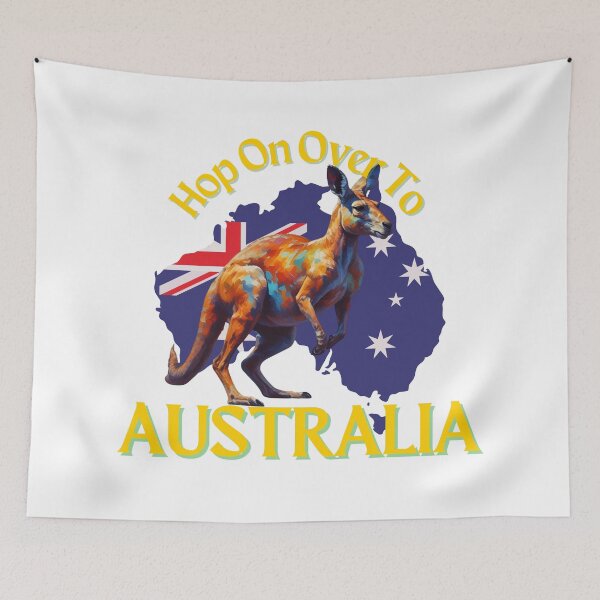 Item preview, Hop on Over to Australia  designed and sold by pUNKnown.