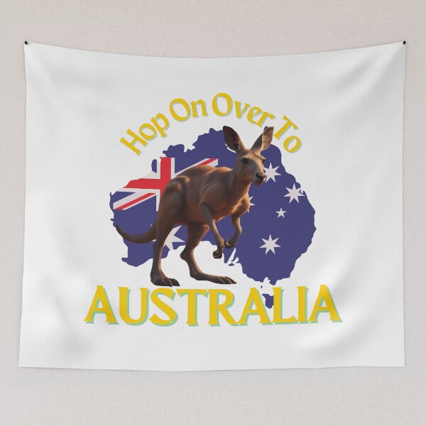Item preview, Hop on Over to Australia  designed and sold by pUNKnown.