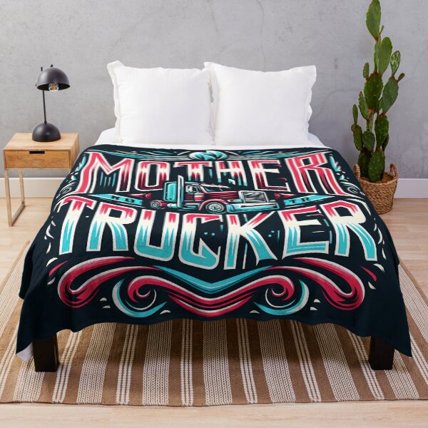 Item preview, mother trucker, typography designed and sold by maxmaj.