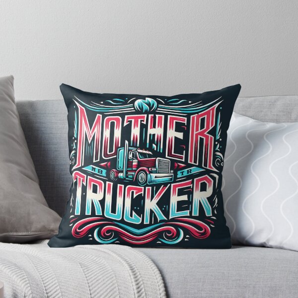 Item preview, mother trucker, typography designed and sold by maxmaj.