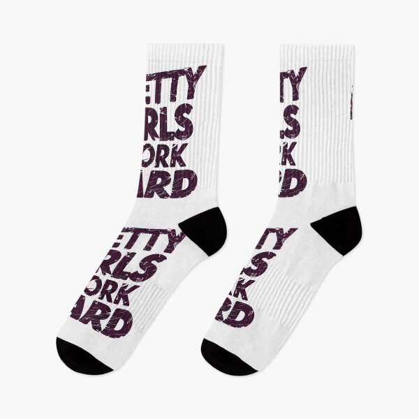 Item preview, Pretty Girls Work Hard Motivational Inspirational Empowerment designed and sold by SHADOWNB69.