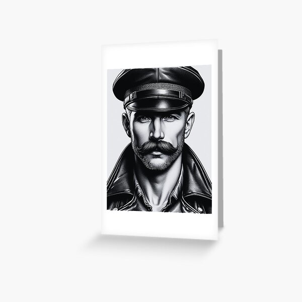Artikel-Vorschau von 1940 Schnurrbart Leder Papa Tom von Finnland Tribut Berlin Deutscher Stolz Grafikdesign, designt und verkauft von ItsAKinkThing.