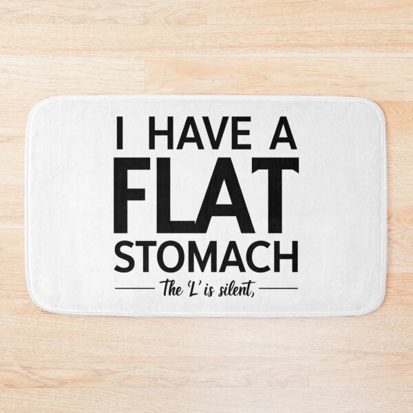 Item preview, Flat Stomach, FunnyFits70, Funny, Humor, Meme, funny quote, sarcasm, diet joke, slogan, pizza humor, dieting, funny apparel, joke shirt, pizza lover, witty caption, humorous tee, lol, graphic,  designed and sold by FunnyFits70.