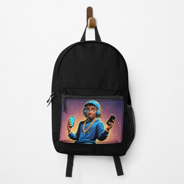 Item preview, Rapper listens to hip hop music designed and sold by Artbellachi.