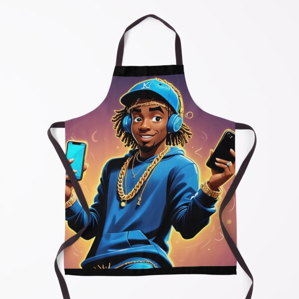 Item preview,  Rapper listens to hip hop music designed and sold by Artbellachi.