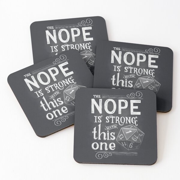 Item preview, The NOPE is Strong with This One designed and sold by Brandi York Fine Art and Random Geekery.