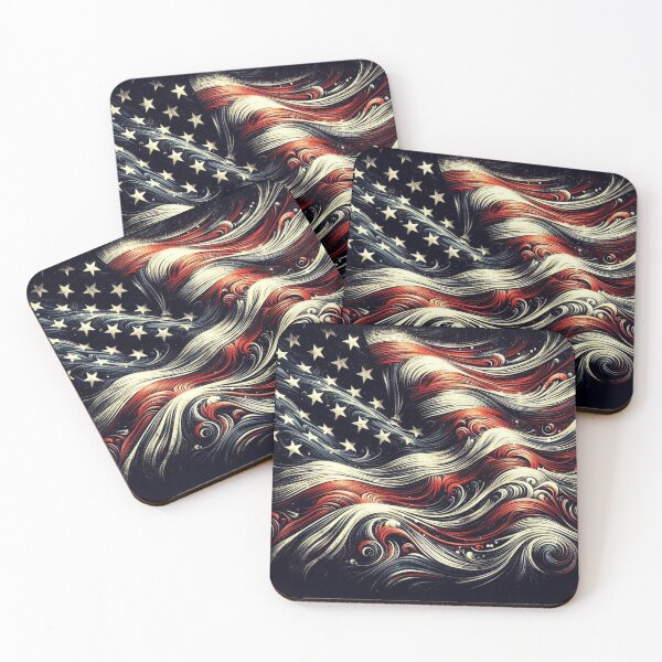Item preview, Waving US Flag designed and sold by connie campbell.