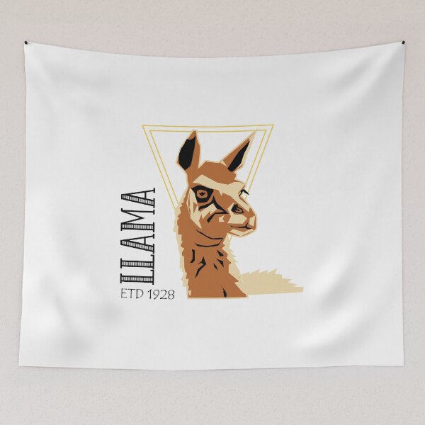 Item preview, Llama Head Alpaca Sign designed and sold by karyalangit.