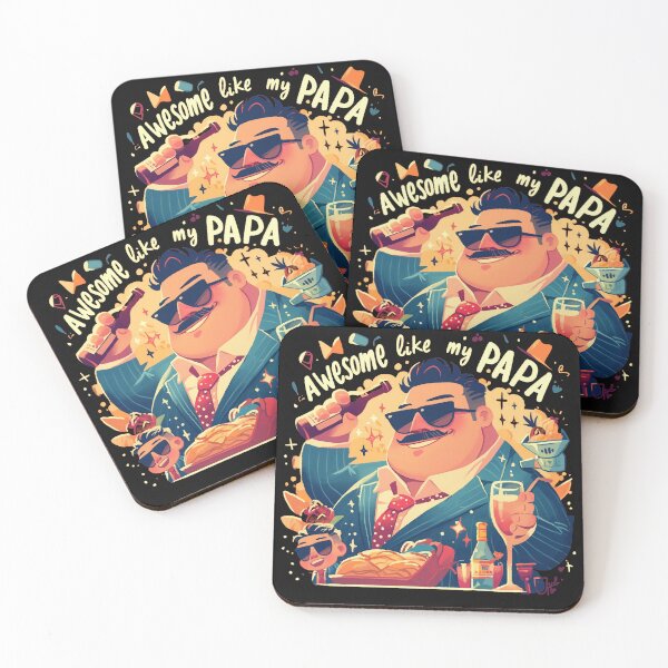 Item preview, Awesome like my paps designed and sold by Nowshin Tasnim.