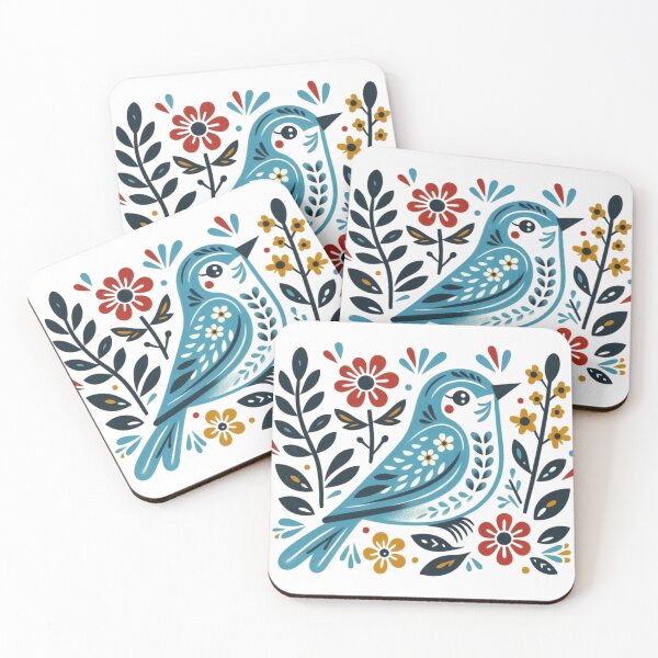 Artikelvorschau, die blaue Vogelsammlung entworfen und verkauft von karenndesigns.