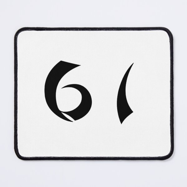 Item preview, 61, sixty-one, black, shangai designed and sold by Numbers-Art.