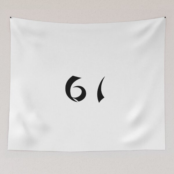 Item preview, 61, sixty-one, black, shangai designed and sold by Numbers-Art.