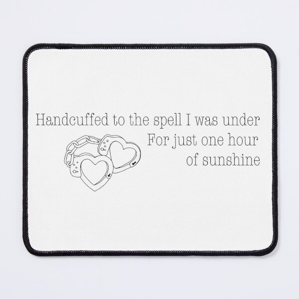 Item preview, Fresh Out The Slammer Lyrics - Handcuffed to the spell designed and sold by Samantha Kelly.