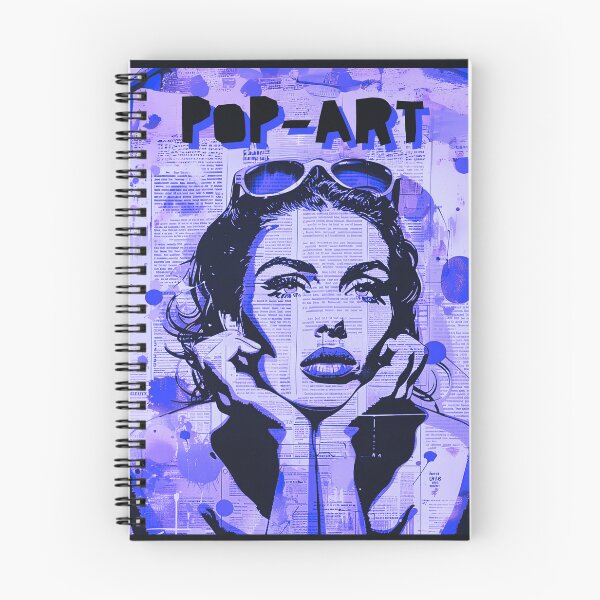 Item preview, Woman, pop-art graphics, newspaper  designed and sold by silent-violin.
