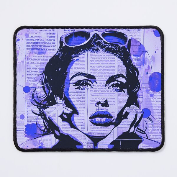Item preview, Woman, pop-art graphics, newspaper designed and sold by silent-violin.
