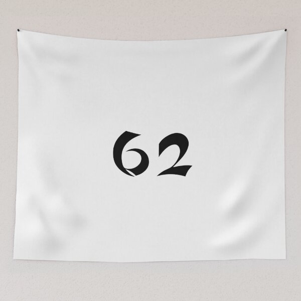Item preview, 62, sixty-two, black, shangai designed and sold by Numbers-Art.