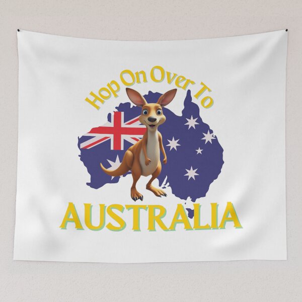 Item preview, Hop on Over to Australia  designed and sold by pUNKnown.