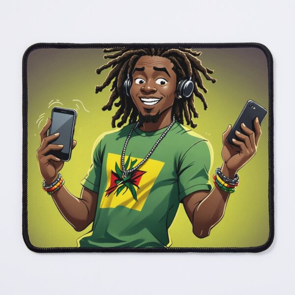 Item preview, Jamaican listens to reggae music designed and sold by Artbellachi.