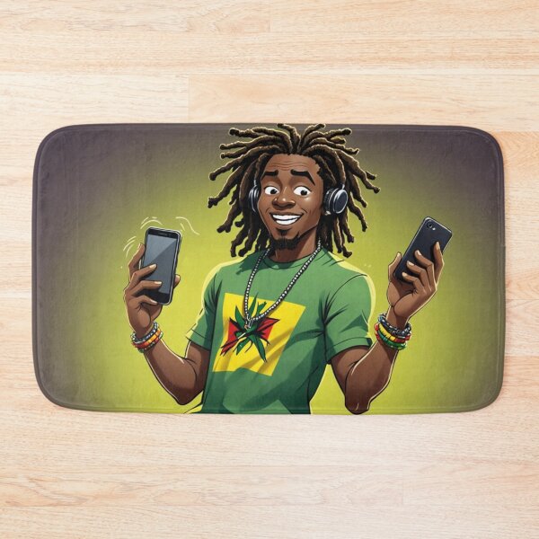 Item preview, Jamaican listens to reggae music designed and sold by Artbellachi.
