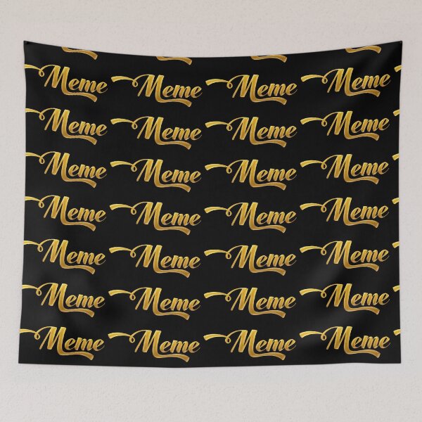 Item preview, Meme Gold Typography  designed and sold by Vespertina Wonder.