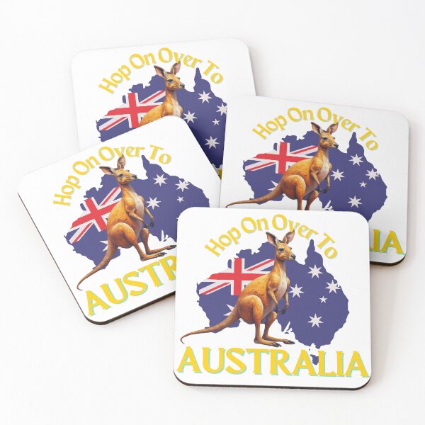 Item preview, Hop on Over to Australia  designed and sold by pUNKnown.