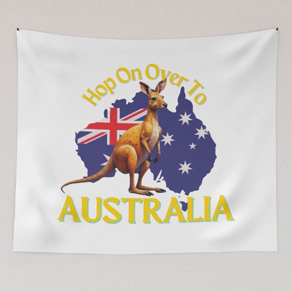 Item preview, Hop on Over to Australia  designed and sold by pUNKnown.