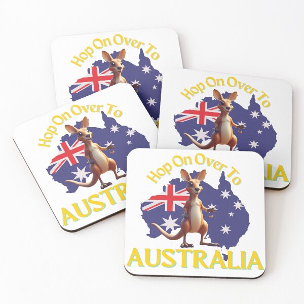 Item preview, Hop on Over to Australia  designed and sold by pUNKnown.