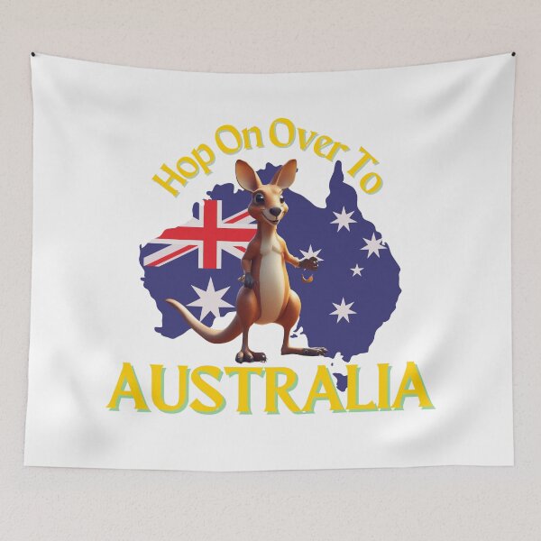 Item preview, Hop on Over to Australia  designed and sold by pUNKnown.