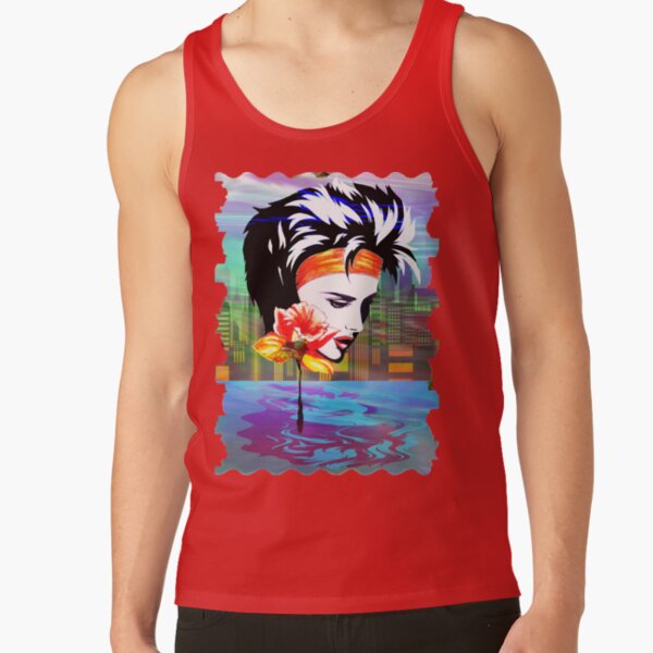 Metropolis Nostalgia Vaporwave Art Tank Top