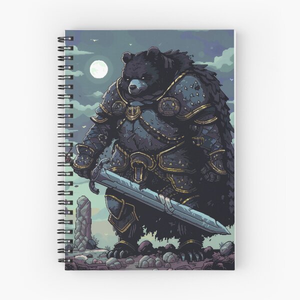Item preview, Black Bear Pixel Knight designed and sold by Kaos-Bit.